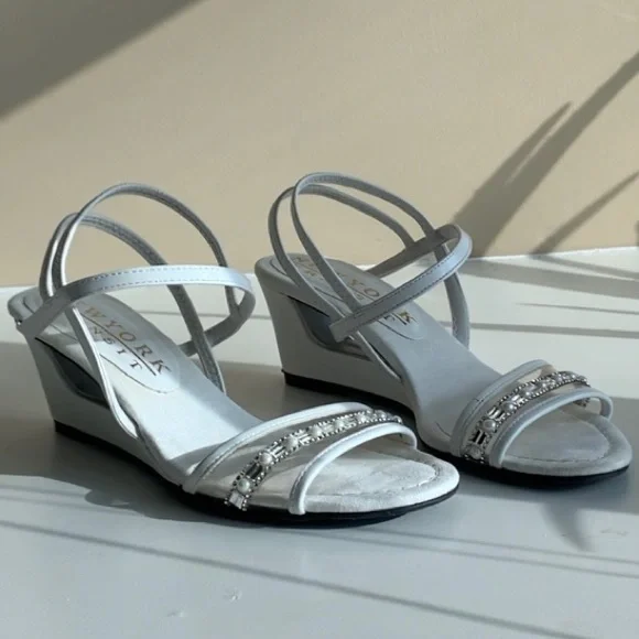 New york transit store festivity wedge sandal